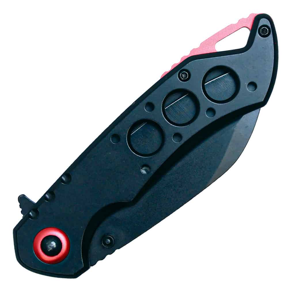 Assisted Open Folding Pocket Knife, Handle w/ Accents - Image 3