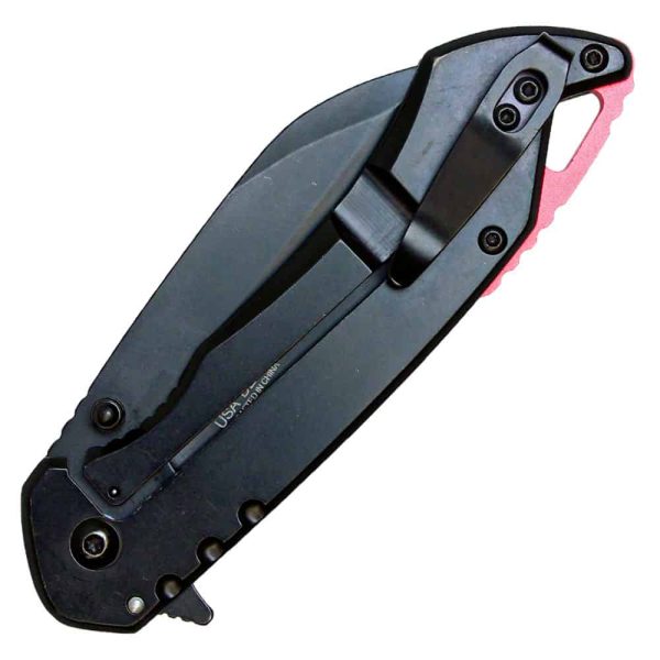 Assisted Open Folding Pocket Knife, Handle w/ Accents - Image 4