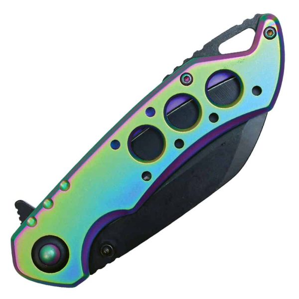 Assisted Open Folding Pocket Knife, Handle w/ Accents - Image 11
